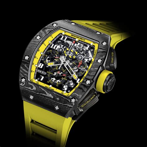 Richard Mille yellow band watch